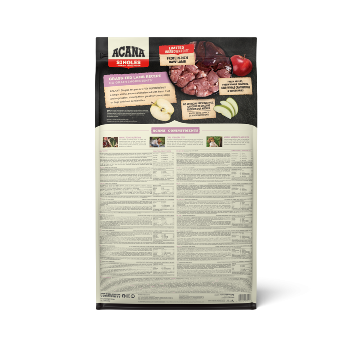 Acana Grass Fed Lamb Xira Trofi Skulou me Arni 11.4kg